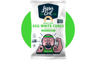 Lesser Evil Egg White curls