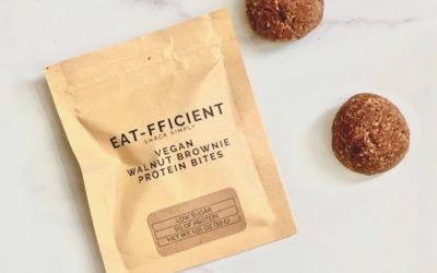 Vegan Walnut Brownie Protein Bites