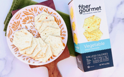 Fiber Gourmet | Vegetable Hexagon Crackers