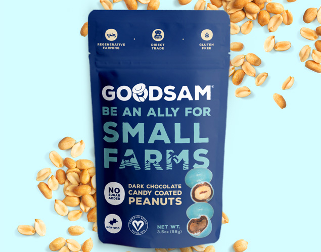 GoodSAM : Peanuts with a Purpose and a dash of Decadence